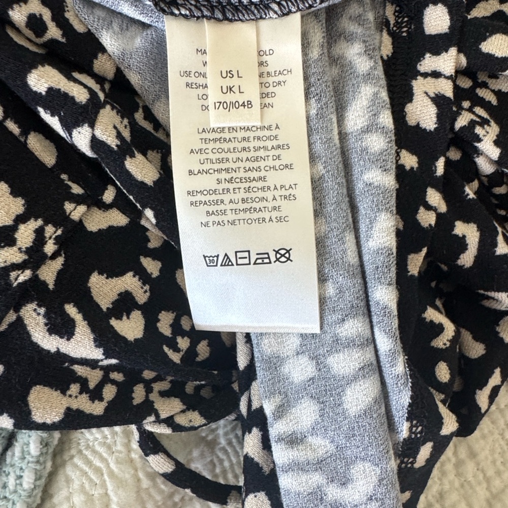 Free People Black and White Mini Dress - Picture 8 of 10